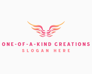 Angelic Flying Wings logo design