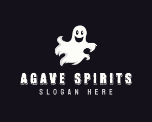 Spooky Ghost Spirit logo design