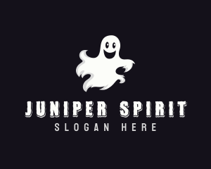 Spooky Ghost Spirit logo design