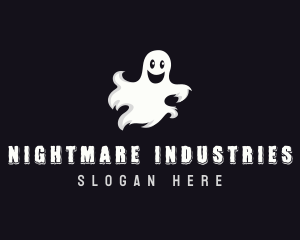 Spooky Ghost Spirit logo design