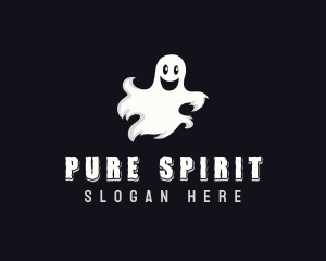 Spooky Ghost Spirit logo design