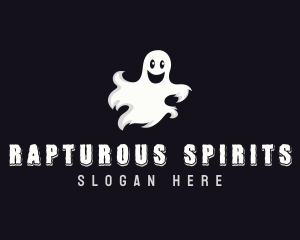 Spooky Ghost Spirit logo design