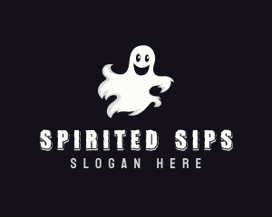 Spooky Ghost Spirit logo design