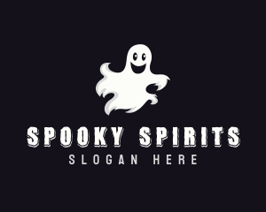 Spooky Ghost Spirit logo design