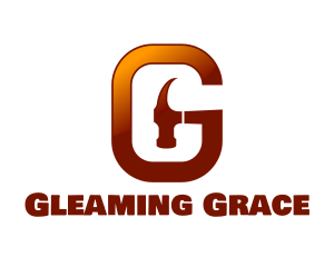 Hammer Letter G logo design