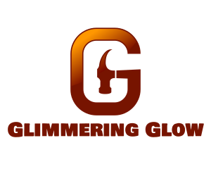 Hammer Letter G logo design