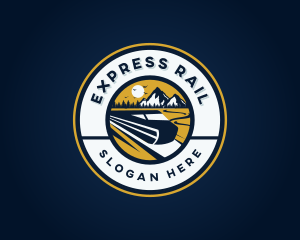 Bullet Train Transportation logo design