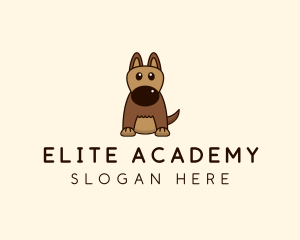 Cute Pet Dog  logo