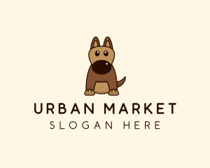 Cute Pet Dog  logo