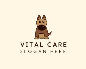 Cute Pet Dog  logo