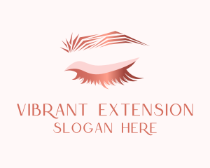 Pink Beauty Eyelashes logo design