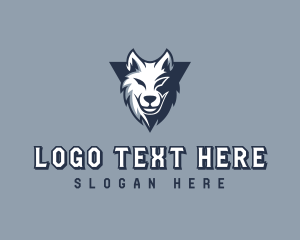 Wild Wolf Animal logo