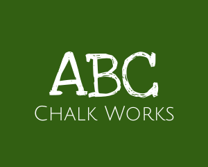 Green Chalkboard ABC logo