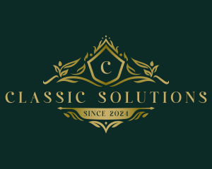 Vintage Classic Crest logo design