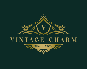 Vintage Classic Crest logo design