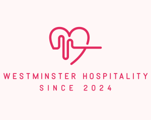 Medical Heartbeat Hospital logo design