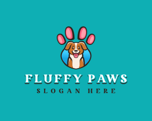 Dog Pet Paw logo design