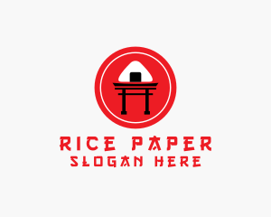 Japanese Onigiri Restaurant logo design