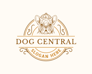 Bulldog Pet Grooming logo design