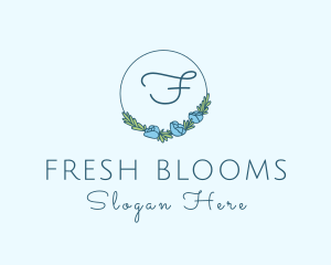 Floral Wreath Boutique logo design