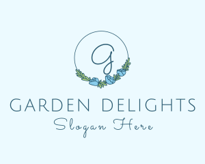 Floral Wreath Boutique logo design