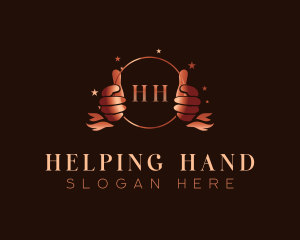 Wellness Hand Beauty logo design