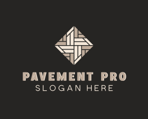 Pavement Flooring Tiles logo design