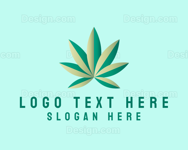 Organic Marijuana Farming Logo