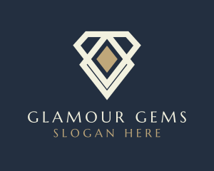 Diamond Gemstone Jewelry logo design