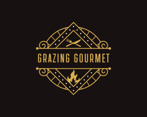 Gourmet Pizzeria Restaurant logo design