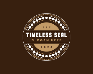 Circular Badge Stamp logo design