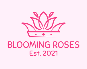 Rose Royal Crown  logo design