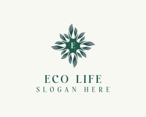 Eco Nature Leaves logo design