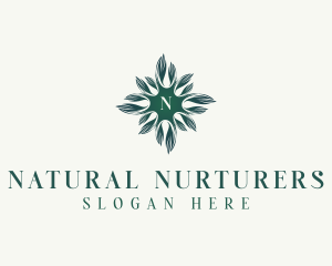 Eco Nature Leaves logo design