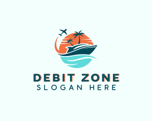 Tropical Vacation Travel logo design