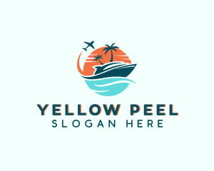 Tropical Vacation Travel logo design