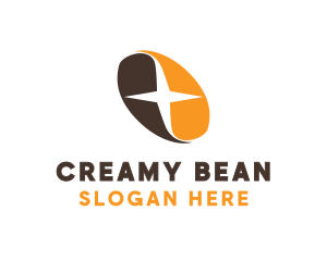 Coffee Bean Star logo design