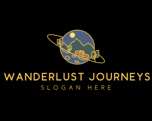 Adventure Planet Park logo design