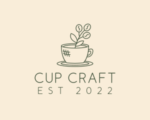 Organic Coffee Cup Cafe logo