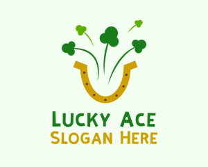 Shamrock Horseshoe Firework logo design