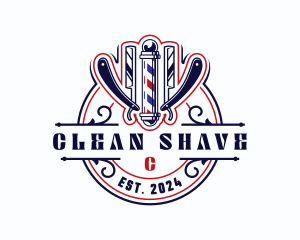 Razor Blade Barbershop logo design