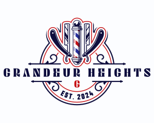 Razor Blade Barbershop logo design