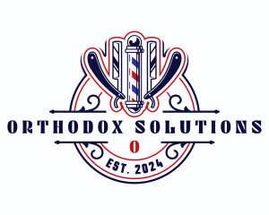 Razor Blade Barbershop logo design