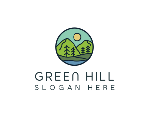Nature Mountain Hill logo