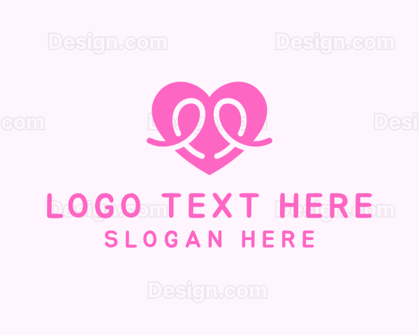 Heart Cowboy Knot Logo