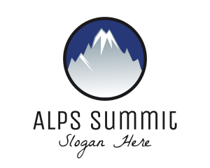 Mountain Snowcapped Alps logo