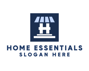 Roof Panel Letter H logo design