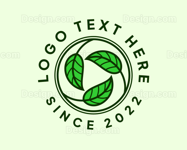 Environmental Farm Leaf Logo