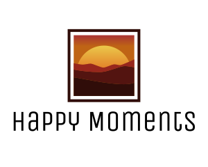 Desert Sunset Scenery logo