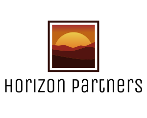 Desert Sunset Scenery logo